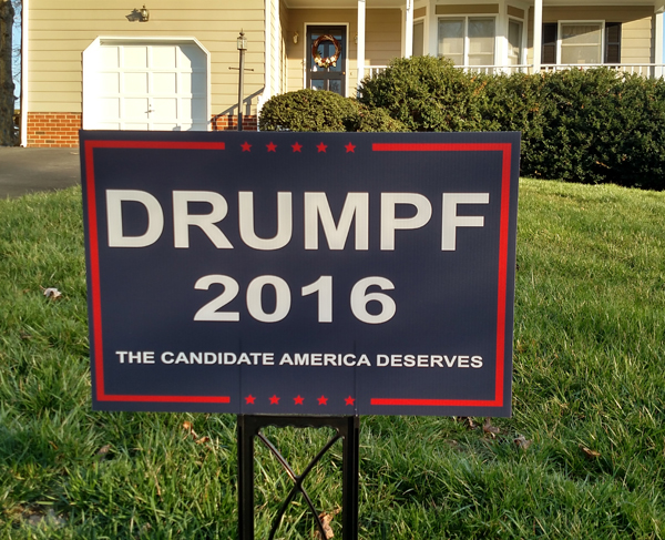 Drumpf 2016: The Candidate America Deserves