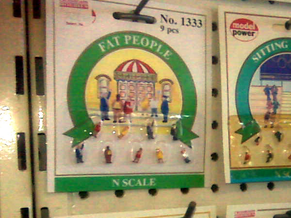 N Scale Fat People