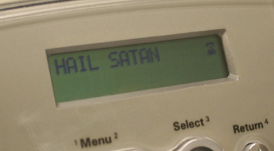 HAIL SATAN